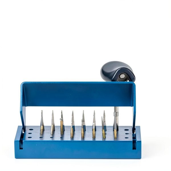 ZhongRui Dental Bur Block Aluminum Organizer 30 Holes-5