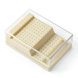 Annhua Dental Bur Block ABS Plastic 168 Holes Transparent-0