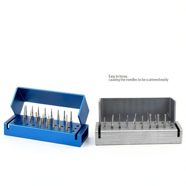 ZhongRui Dental Bur Block Aluminum Organizer 30 Holes-3