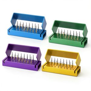 ZhongRui Dental Bur Block Aluminum Organizer 30 Holes-0