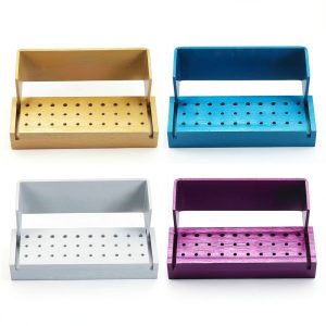 Alpha Dental Bur Block 30 Hole Autoclavable Aluminum-0