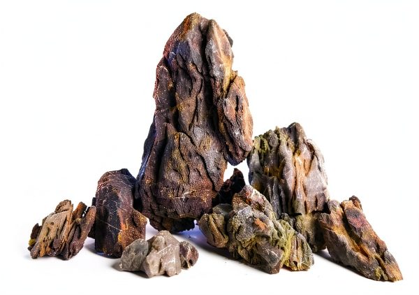 Seiryu Stone Aquarium Rock by ChaoLeHo Natural Slate - 20lb & 5lb-4
