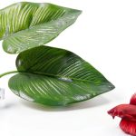 Betta Leaf Hammock CousDUoBe Aquarium Decor Resin Double Leaf Design-0