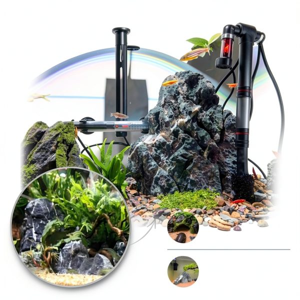 Seiryu Stone Aquarium Rock by ChaoLeHo Natural Slate - 20lb & 5lb-1