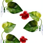 CousDUoBe Betta Fish Leaf Hammock 3 Pack Plastic Aquarium Décor-0