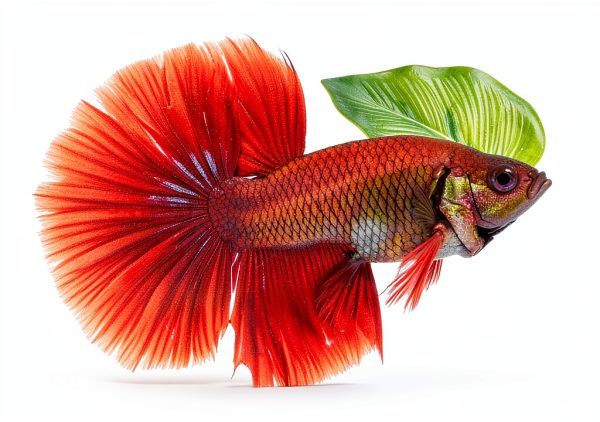 Betta Fish Leaf Hammock 4 Pack Double Leaf Design by CousDUoBe-3